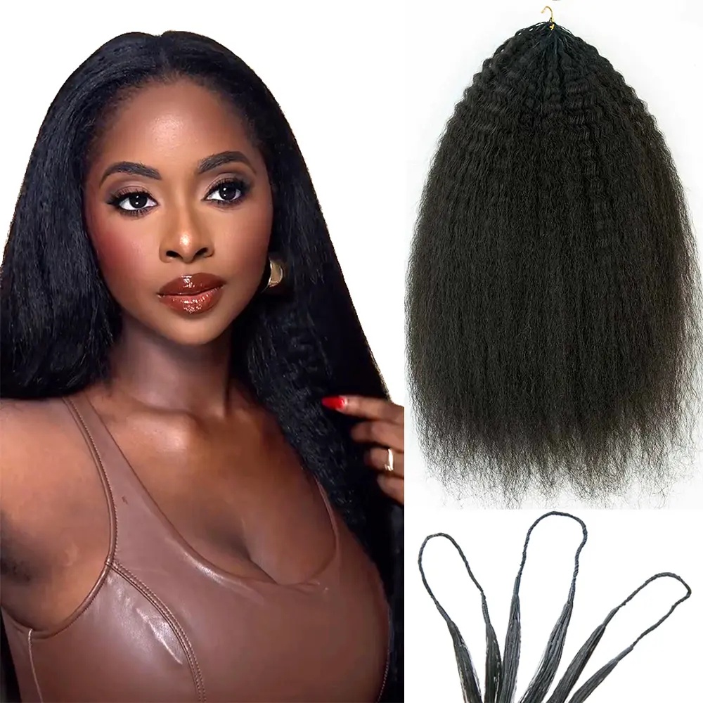 Knotless Kinky Straight Feathe - đánh giá và giá Human Hair Wigs