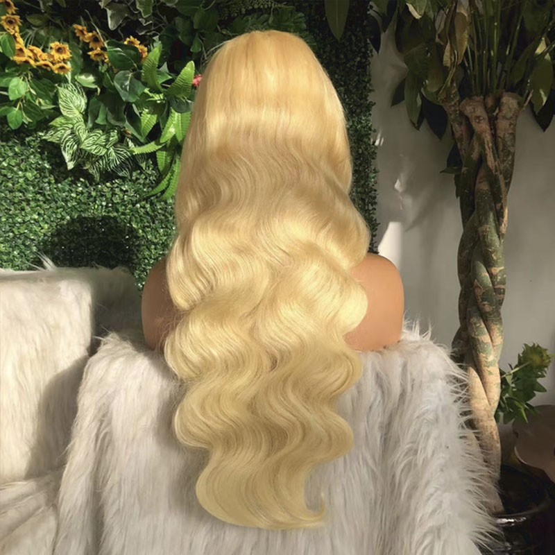 13x6 Lace Front 613 Wig Human  - đánh giá và giá 613 Blonde Body Wave Lace Front Wig